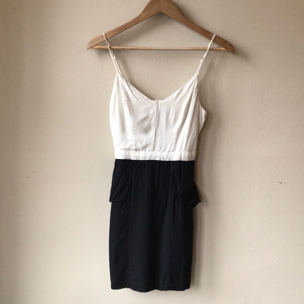 Black and white cocktail/ date night dress